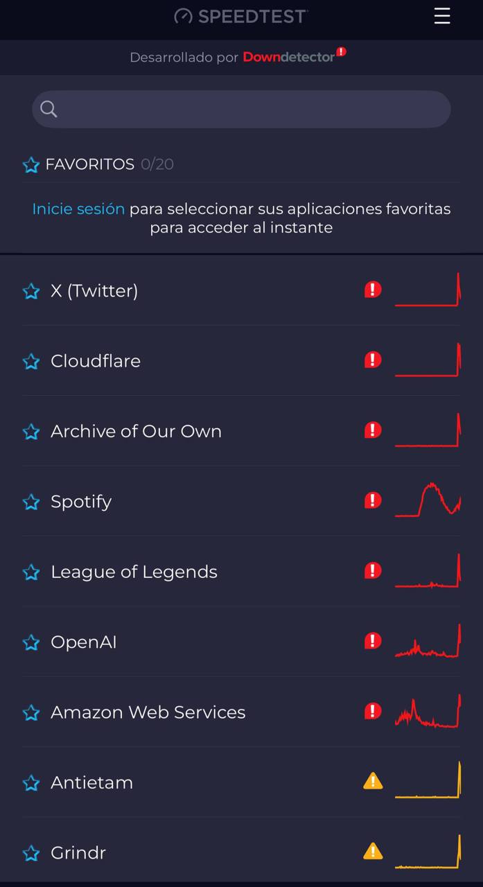 [forward]⚠️Caída de CLOUDFLARE estaría afectando múl